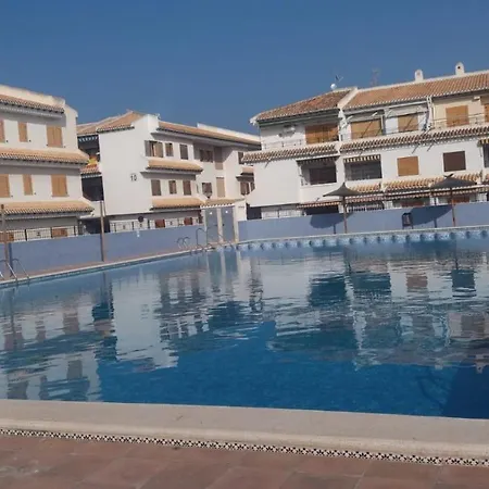 Santa Pola, En Playa Del Tamarit Con Piscina.