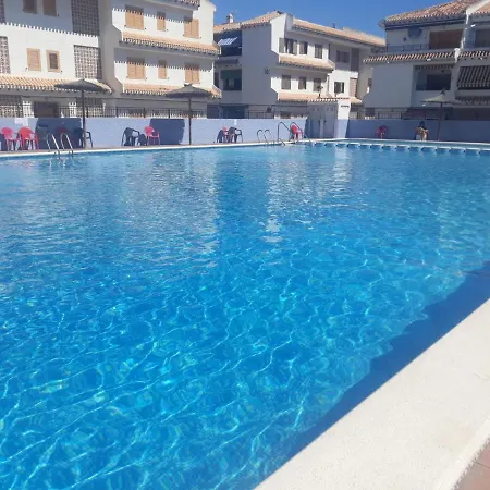 Santa Pola, En Playa Del Tamarit Con Piscina.
